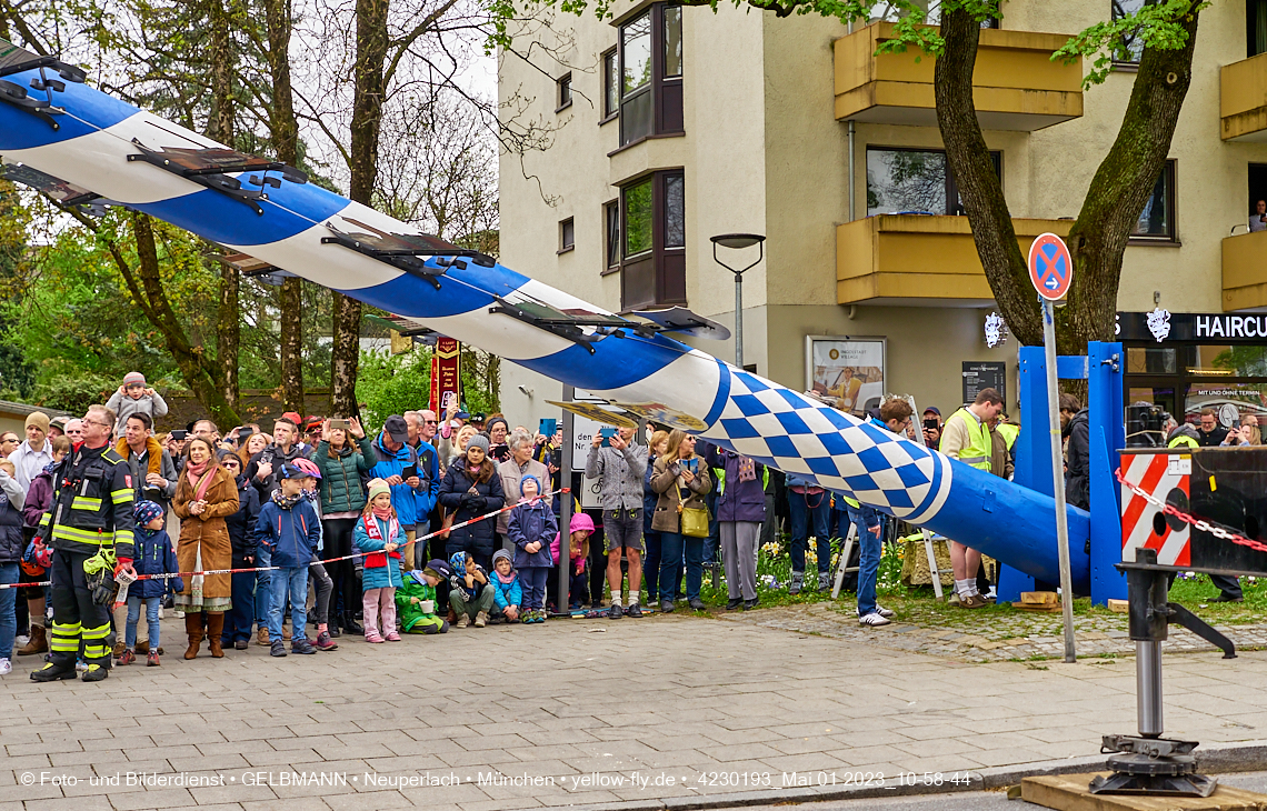 01.05.2023 - Maibaumaufstellung in Berg am Laim